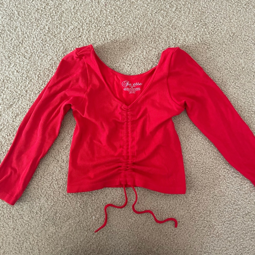 Ruched long sleeve
